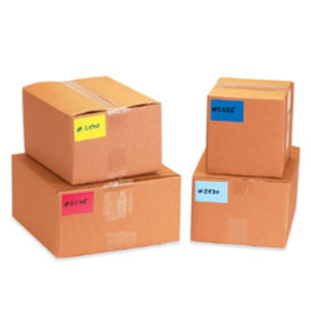 Tape Logic WriteOn Inventory Labels, DL633K, Rectangle, 6in x 3in, Fluorescent Pink, Roll Of 250 MPN:DL633K