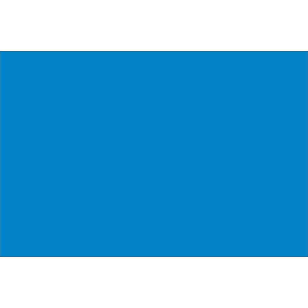 Tape Logic WriteOn Inventory Labels, DL635C, Rectangle, 6in x 4in, Light Blue, Roll Of 500 MPN:DL635C