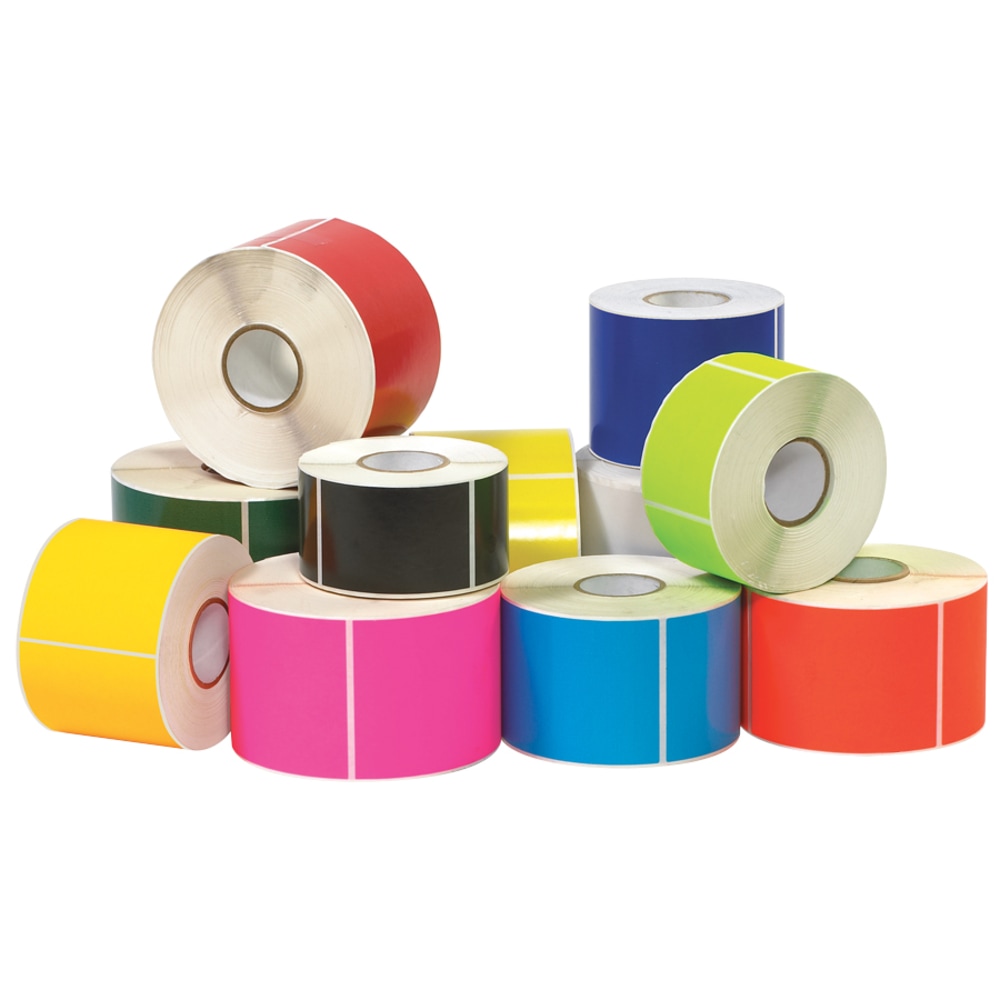 Tape Logic WriteOn Inventory Labels, DL635H, Rectangle, 6in x 4in, Fluorescent Orange, Roll Of 500 MPN:DL635H