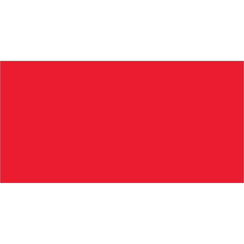 Tape Logic WriteOn Inventory Labels, DL636G, Rectangle, 2in x 4in, Fluorescent Red, Roll Of 500 MPN:DL636G