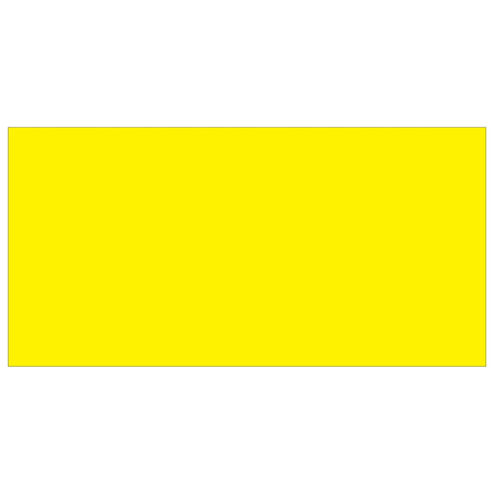 Tape Logic WriteOn Inventory Labels, DL636L, Rectangle, 2in x 4in, Fluorescent Yellow, Roll Of 500 MPN:DL636L