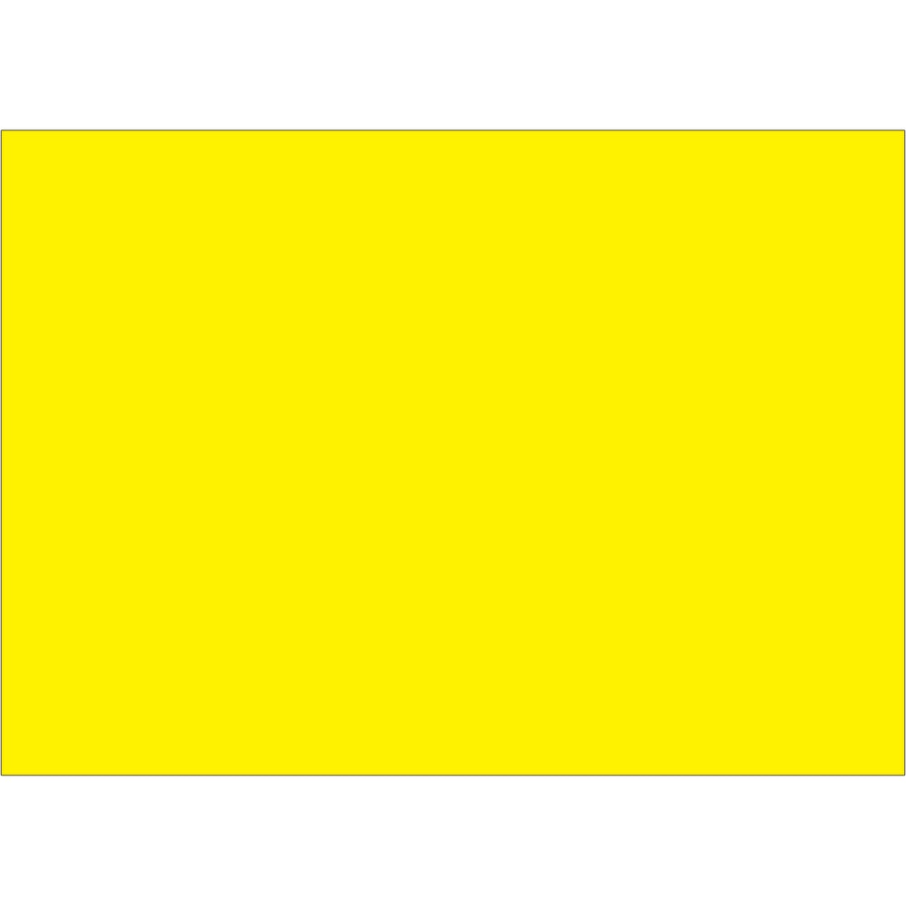 Tape Logic WriteOn Inventory Labels, DL639L, Rectangle, 5in x 7in, Fluorescent Yellow, Roll Of 500 MPN:DL639L