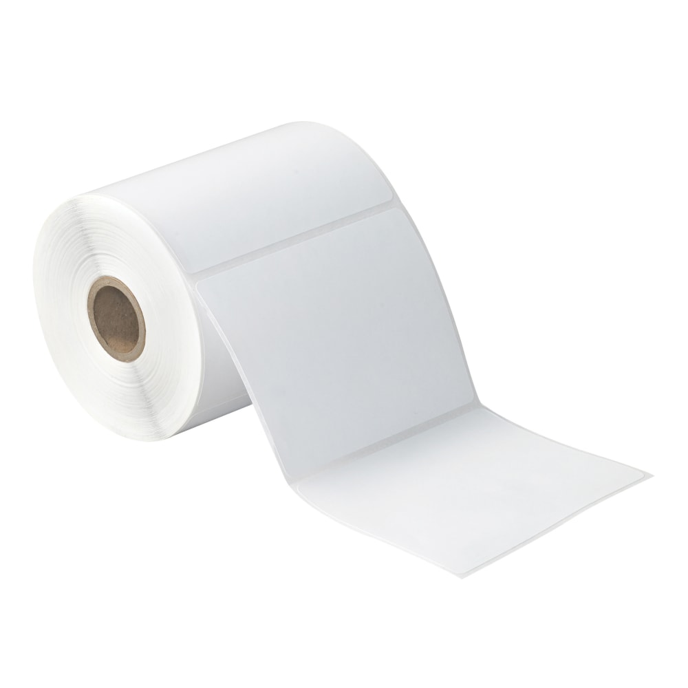 Partners Brand Desktop Direct Thermal Transfer Labels, THD112, Square, 4in x 4in, White, Pack Of 12 Rolls MPN:THD112