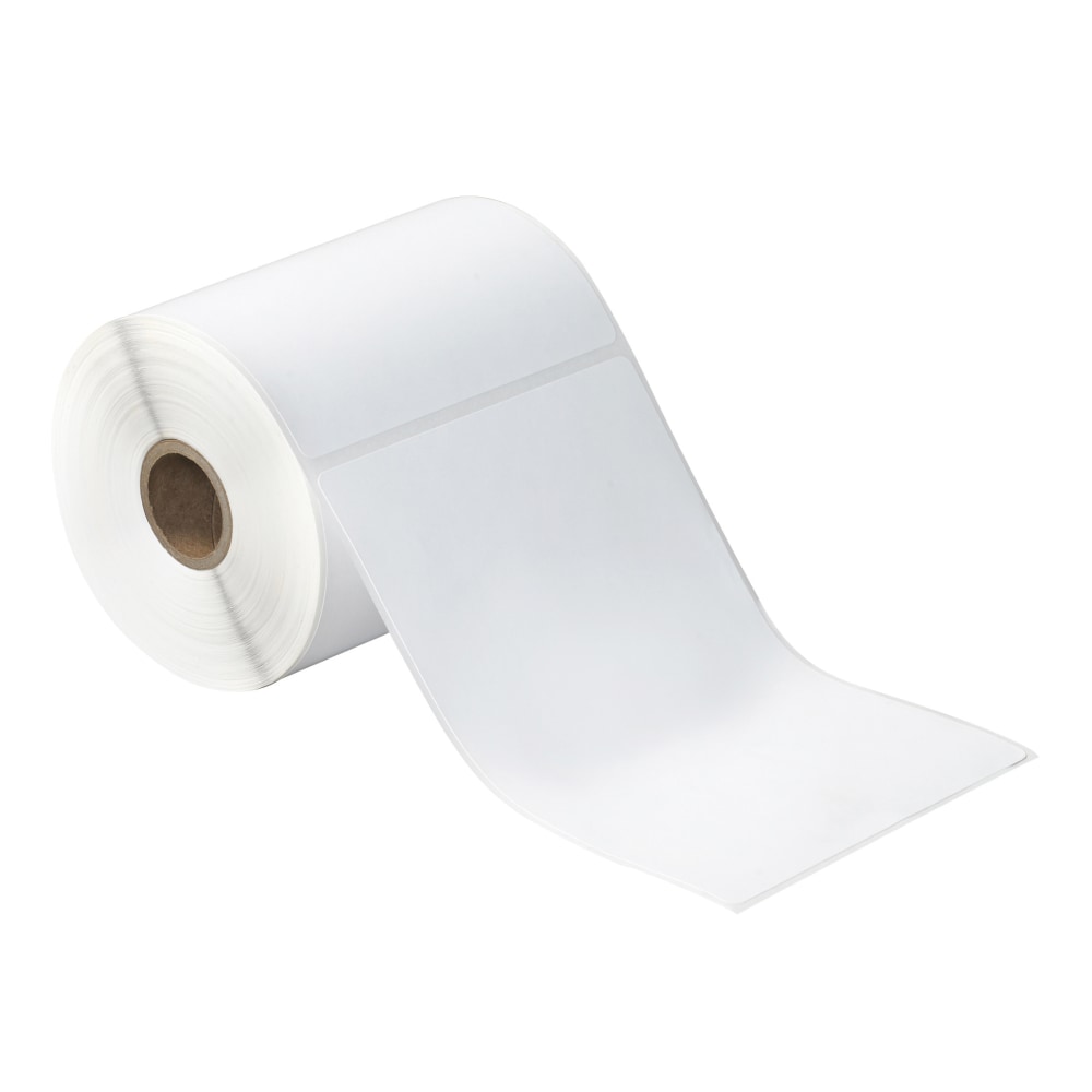 Partners Brand Desktop Direct Thermal Transfer Labels, THD114, Rectangle, 4in x 6in, White, Pack Of 12 Rolls MPN:THD114