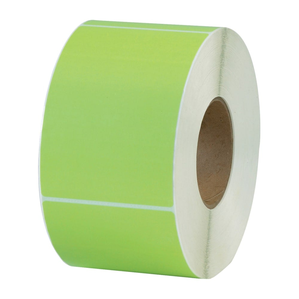 Partners Brand Color Thermal Labels, THL130GN, Rectangle, 4in x 6in, Green, 1, 000 Labels Per Roll, Pack Of 4 Rolls MPN:THL130GN