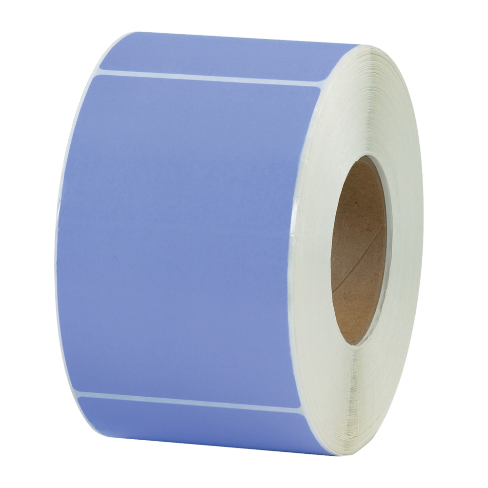 Partners Brand Color Thermal Transfer Labels, THL130PR, Rectangle, 4in x 6in, Purple, 1, 000 Labels Per Roll, Pack Of 4 Rolls MPN:THL130PR