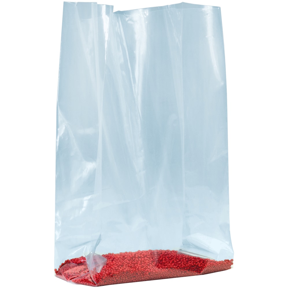 Partners Brand 1.5-Mil Gusseted Poly Bags, 6inH x 4inW x 15inD, Case Of 1, 000 MPN:PB1430