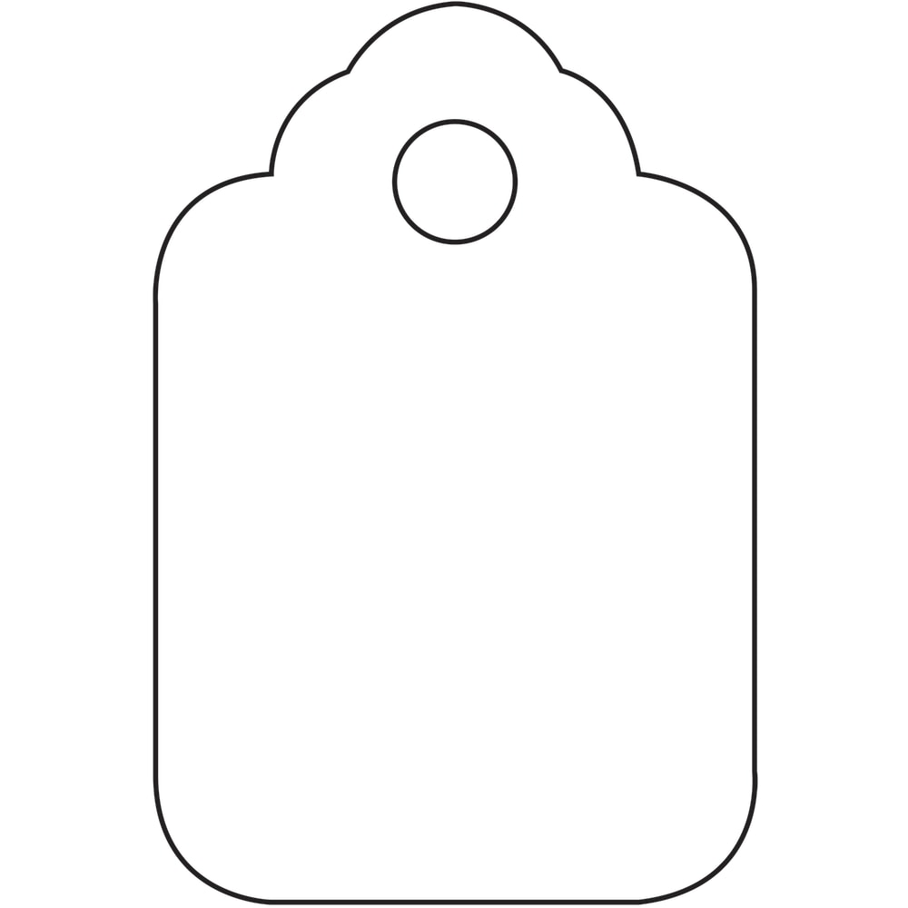 Partners Brand Unstrung Merchandise Tags, 1 3/4in x 2 7/8in, White, Case Of 1, 000 MPN:G26009
