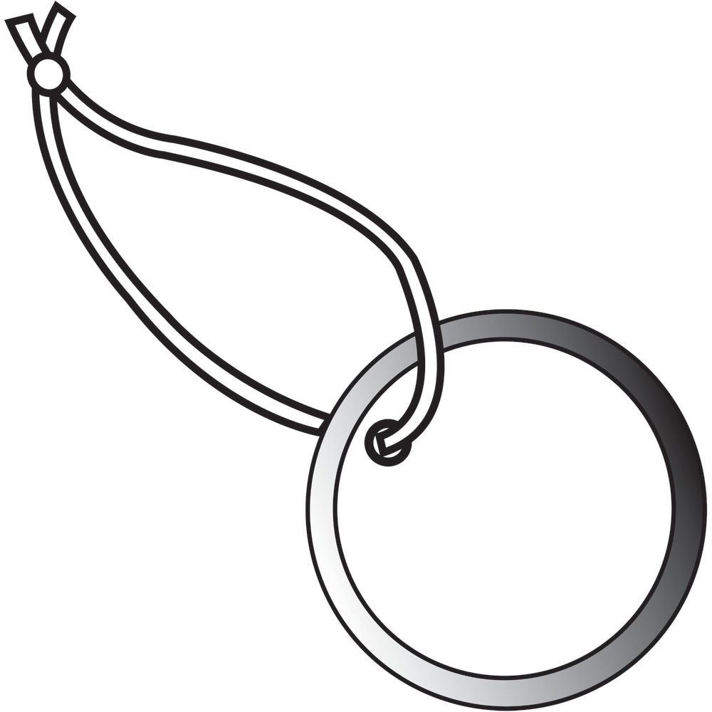 Partners Brand Metal Rim Tags, 100% Recycled, 1 1/2in, White, Case Of 100 MPN:G26221