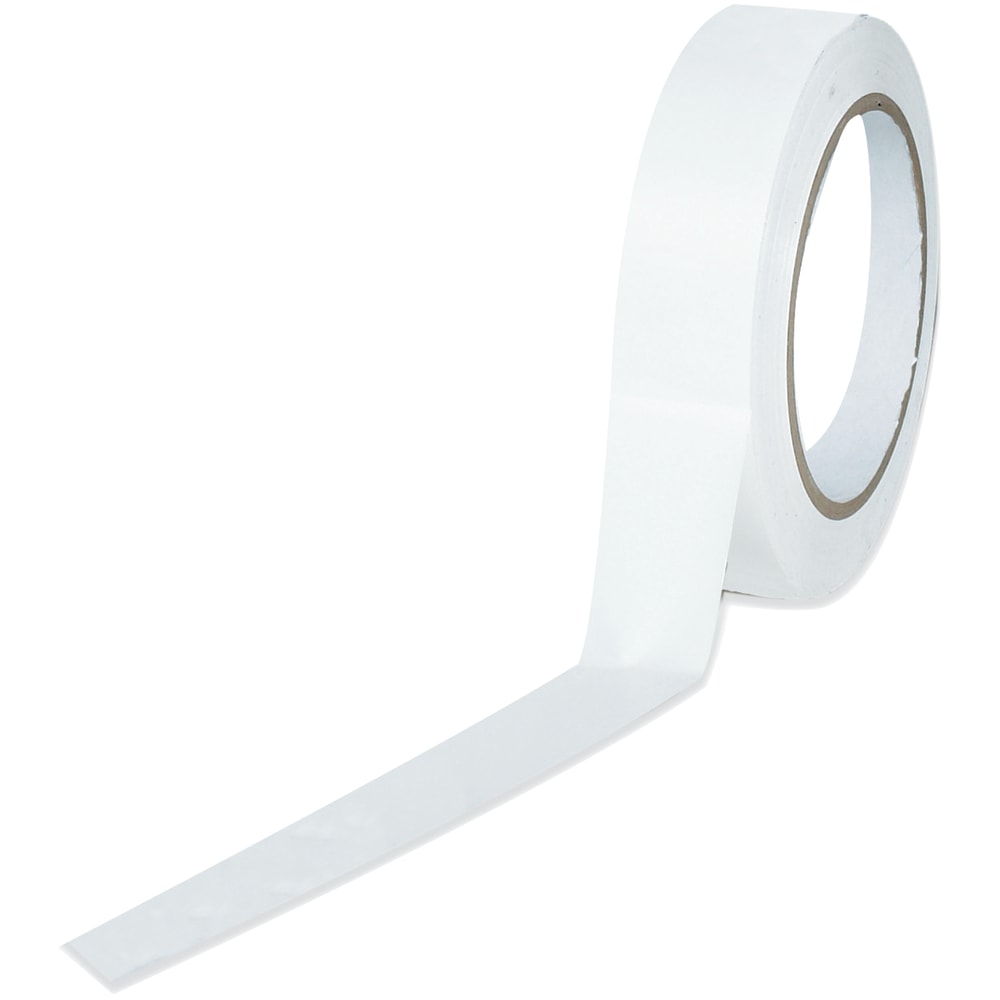 BOX Packaging Solid Vinyl Safety Tape, 3in Core, 1in x 36 Yd., White, Case Of 3 MPN:T91363PKW