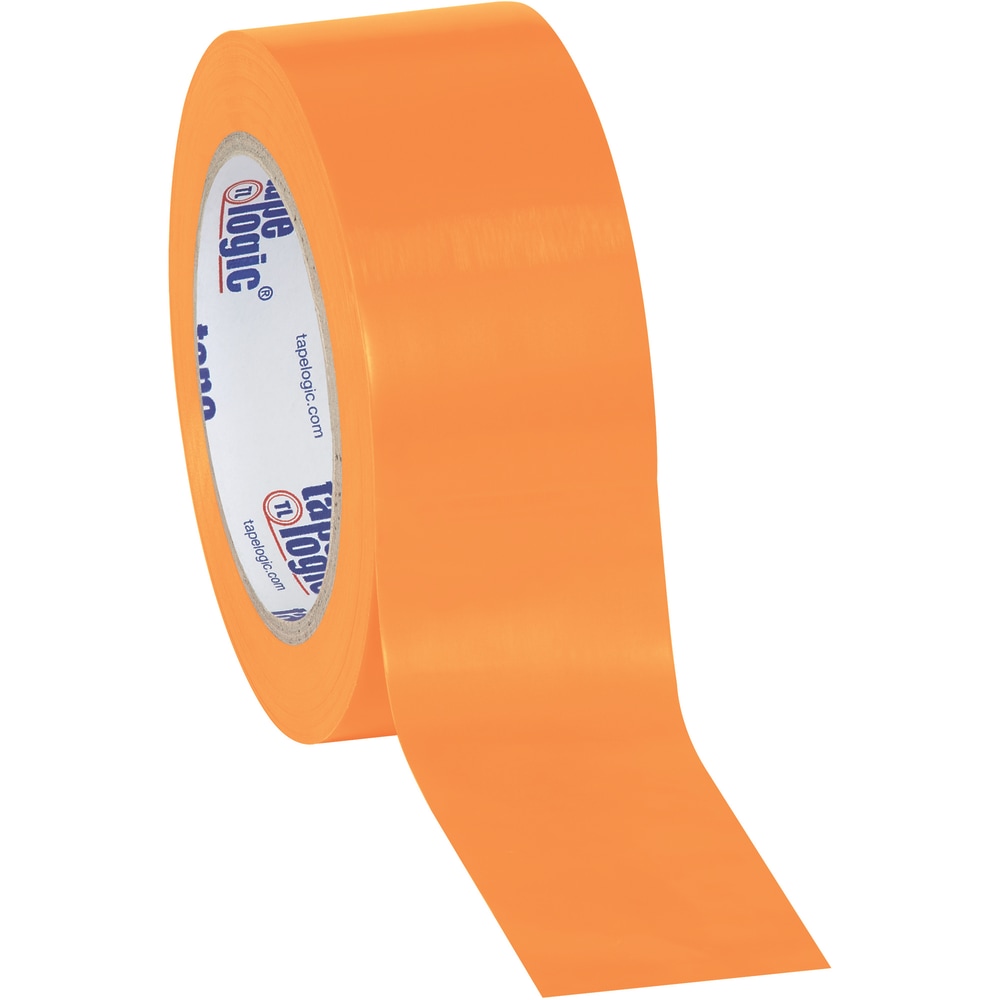 BOX Packaging Solid Vinyl Safety Tape, 3in Core, 2in x 36 Yd., Orange, Case Of 3 MPN:T92363PKO
