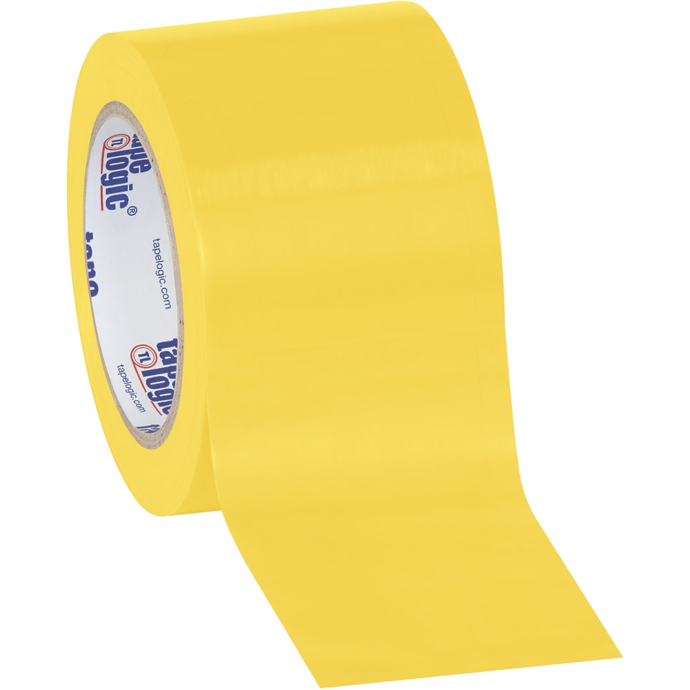 BOX Packaging Solid Vinyl Safety Tape, 3in Core, 3in x 36 Yd., Yellow, Case Of 3 MPN:T93363PKY