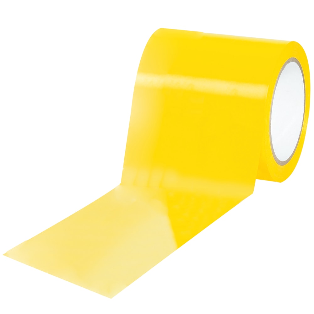 BOX Packaging Solid Vinyl Safety Tape, 3in Core, 4in x 36 Yd., Yellow, Case Of 3 MPN:T94363PKY