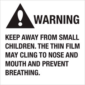 Tape Logic® Regulated Labels ''Warning Keep Away From Small Children'' 2