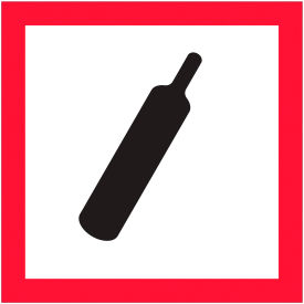 Tape Logic® Pictogram Gas Cylinder Labels 2