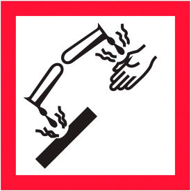 Tape Logic® Pictogram Corrosion Labels 2