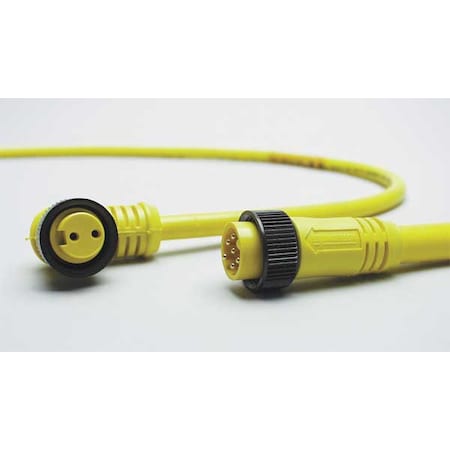Cordset, 2 Pin, Plug, Male MPN:102002A01F120