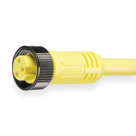 Cordset, 3 Pin, Receptacle, Female MPN:103000A01F200
