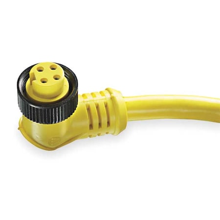 Cordset, 4 Pin, Receptacle, Female MPN:104001A01F060