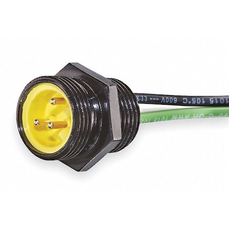External Thread Receptacle, 3, Male, 16 AWG MPN:1R3006A20A120