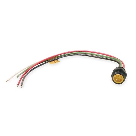 External Thread Receptacle, 4, Male, 16 AWG MPN:1R4006A20A120