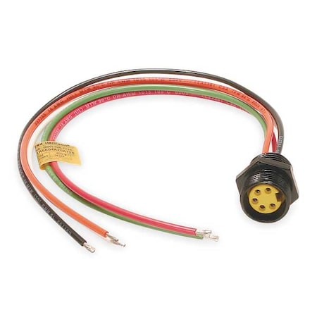 External Thread Receptacle, 5, Female, 8A MPN:1R5004A20A120