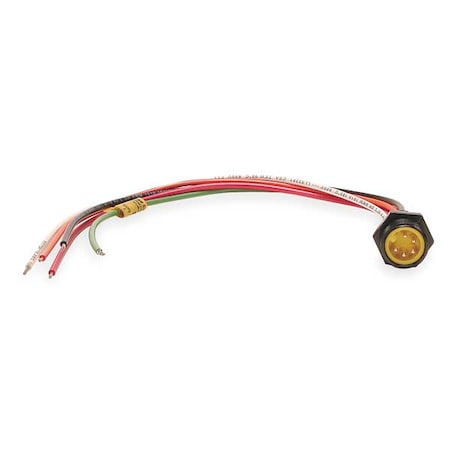 External Thread Receptacle, 5, Male, 16 AWG MPN:1R5006A20A120