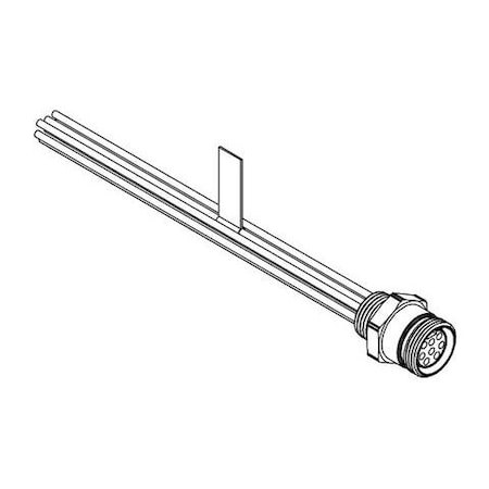 Cordset, 7 Pin, Receptacle, Female MPN:2R7004A20A120