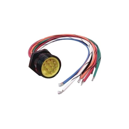 Cordset, 9 Pin, Receptacle, Male MPN:3R9006A20A120