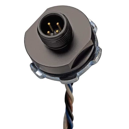 External Thread Receptacle, 5, Male, 22 AWG MPN:8R5006A18A120