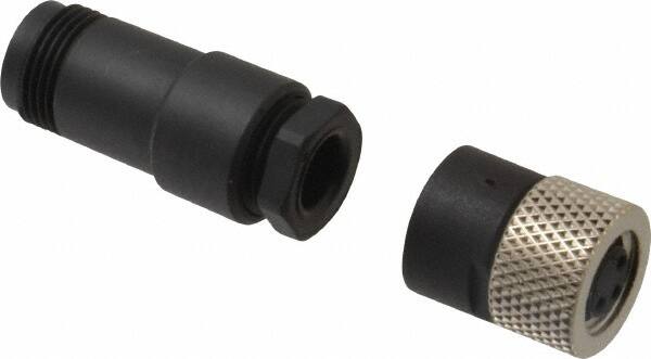 4 Amp, Female Straight Field Attachable Connector Sensor and Receptacle MPN:N03FA03124