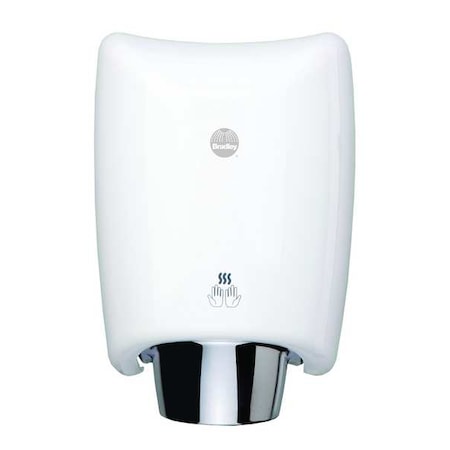 Automatic Sensor Dryer, 12 sec Dry, 73 to 85 dB, 100 to 120, White, Epoxy Enamel MPN:2922-287300
