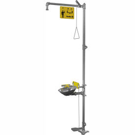 Bradley® All SS Hand/ Foot Operated Eye-Face Wash - S19314SS S19314SS