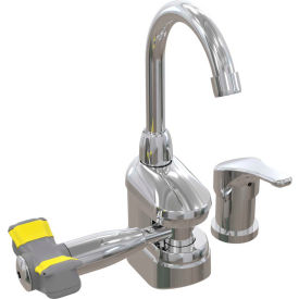 Bradley Deck-Mount Swing-Activated Faucet/Eyewash Unit Mixed Faucet Left Hand S19-505M