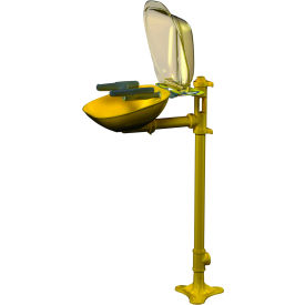 Bradley S19214PDCFW Pedestal-Mount Halo Eye-Face Wash Plastic Bowl & Dust Cover S19214PDCFW