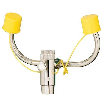 Plumbed Eyewash, Faucet Mount, Plumbed, 5 1/4 in H., 7 2/3 in W MPN:S19-200B