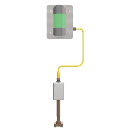 Emergency Signaling System, Galvanized Steel, Silver, For Use With, Eyewash MPN:S19-322E