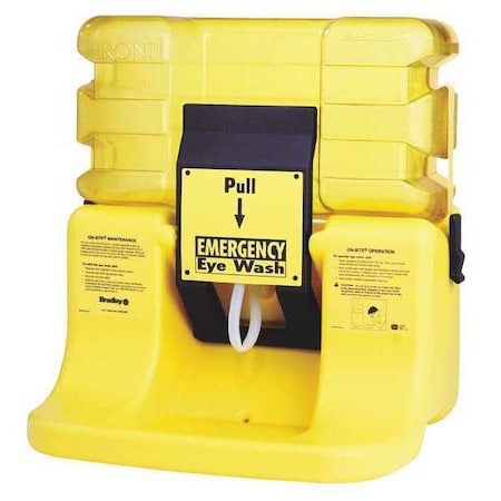 Eyewash Station, Gravity-Fed, 7 gal Tank Capacity, Counter, Wall Mount, Portable, 12 in H., 22 in W MPN:S19-921
