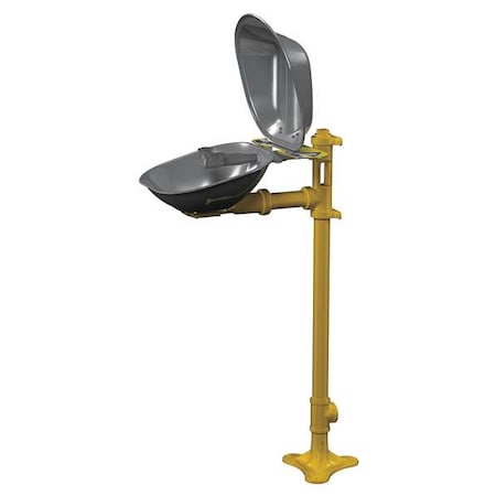 Plumbed Eyewash, Floor Mount, Plumbed, 41 1/2 in H., 15 1/2 in W MPN:S19214DC