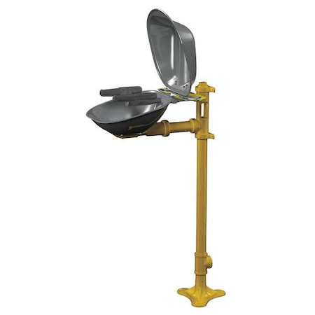 Plumbed Eyewash, Floor Mount, Plumbed, 41 1/2 in H., 15 1/2 in W MPN:S19214DCFW