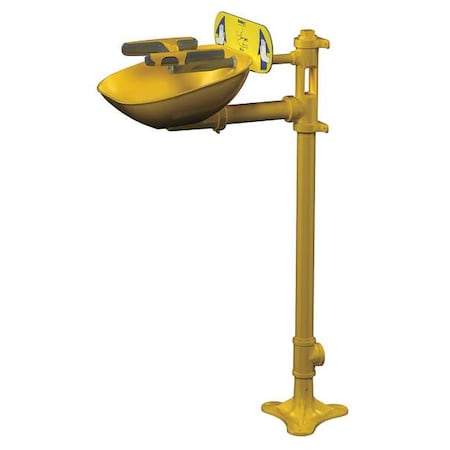 Plumbed Eyewash, Floor Mount, Plumbed, 41 1/2 in H., 15 1/2 in W MPN:S19214FW