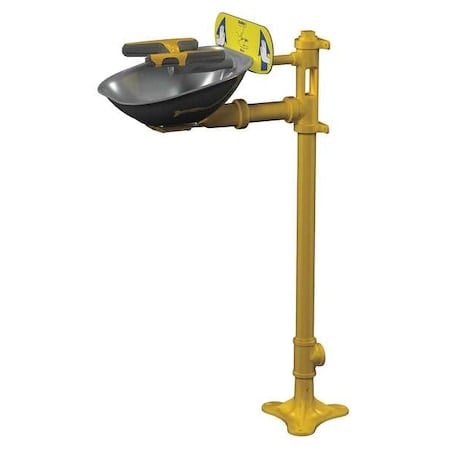Plumbed Eyewash, Floor Mount, Plumbed, 41 1/2 in H., 15 1/2 in W MPN:S19214Y