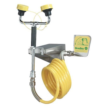 Dual Head Drench Hose, Wall Mount, 12 ft. MPN:S1944022ABC