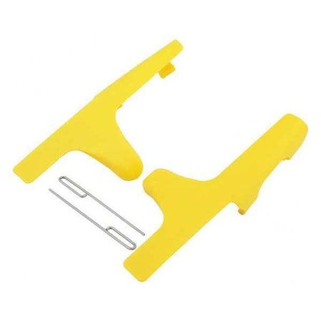 Eye and Face Wash Cover Kit, Plastic, Yellow, For Use With, Eye/Face Wash MPN:S45-2676