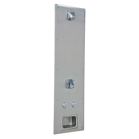 Wall Mounted, Wall Shower Panel with Ligature Resistant Showerhead, Chrome MPN:S99-113