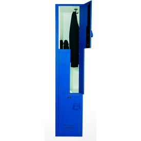 Bradley® 2-Tier 2 Door Wardrobe Z-Locker w/ Padlock Hasp 18