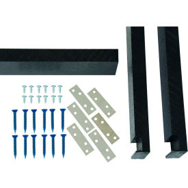 Bradley Locker Base Kit B033612-205 for 3 Lockers 36x12 - Black B033612-205