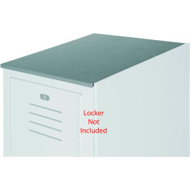 Bradley Locker Slope Top ST1236-200 Kit for 3 Lockers 12x36 - Gray ST1236-200