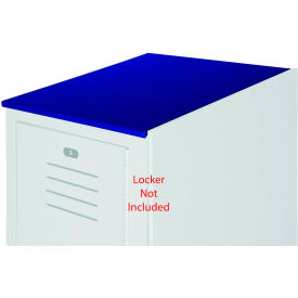 Bradley Locker Slope Top ST1836-203 Kit for 3 Lockers 18x36 - Deep Blue ST1836-203