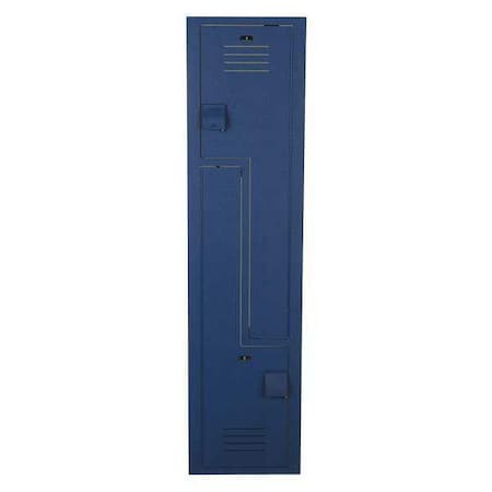 Wardrobe Z Locker, 15 in W, 18 in D, 60 in H, (1) Wide, (2) Tier, Deep Blue MPN:LK151860ZHV-203